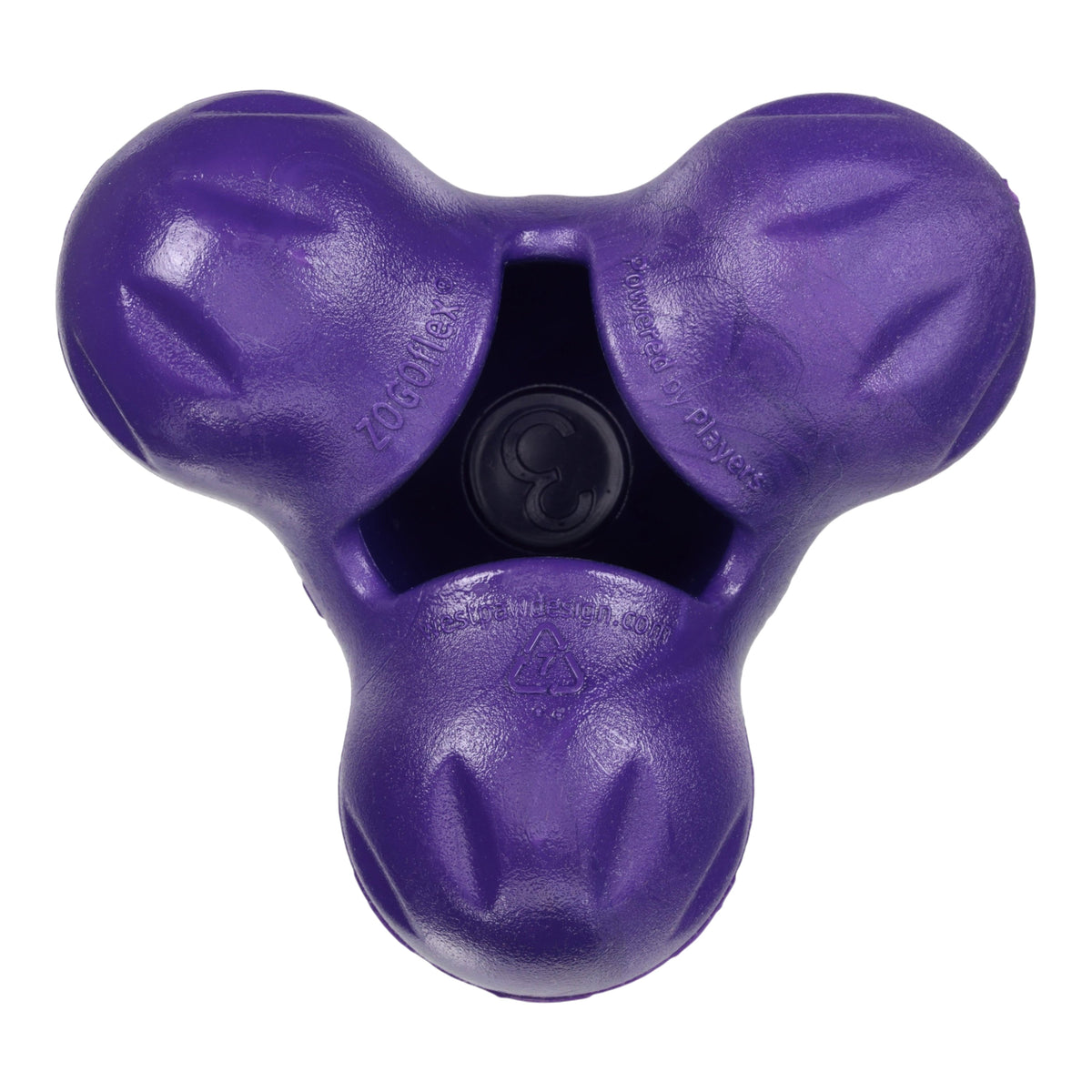 Limited Edition Tux® Eggplant Zogoflex® Treat Toy