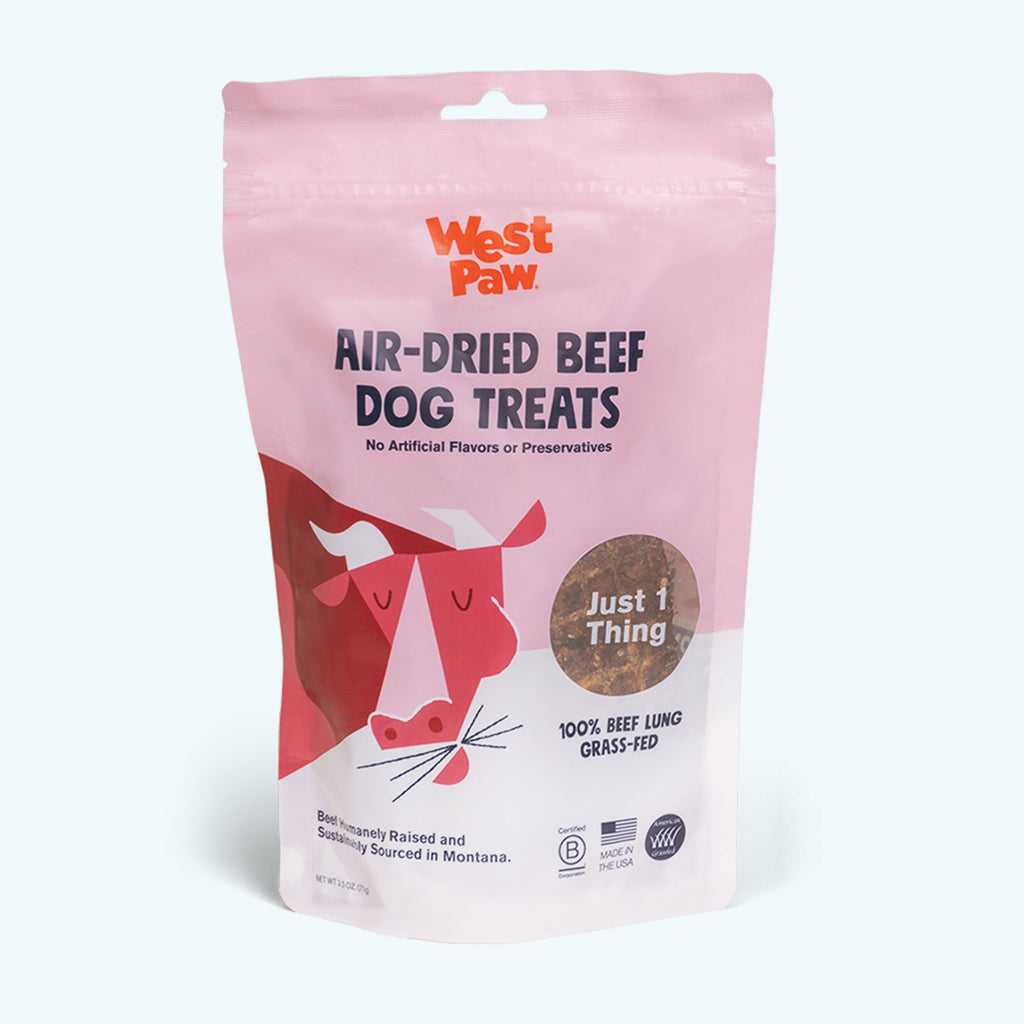 Beef Lung Air-Dried Dog Treats — Just 1 Thing