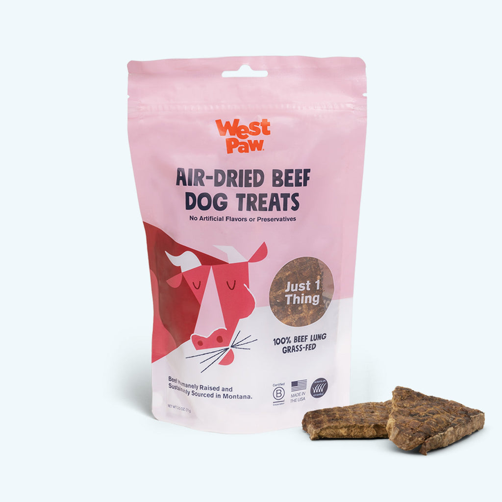 Beef Lung Air-Dried Dog Treats — Just 1 Thing