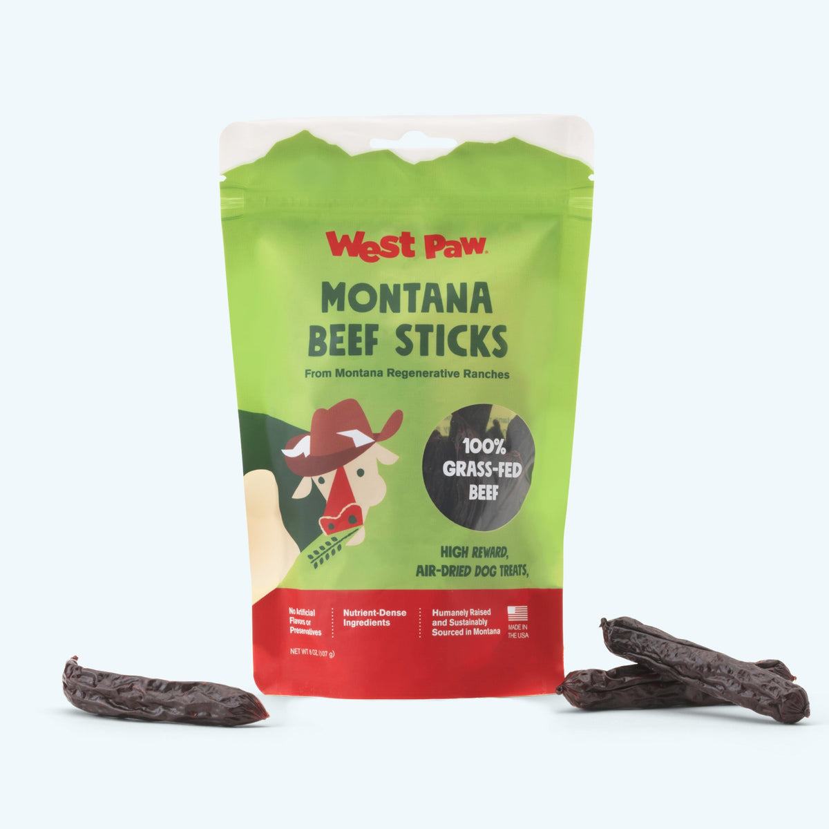 Montana Beef Sticks — Air-Dried Dog Treats