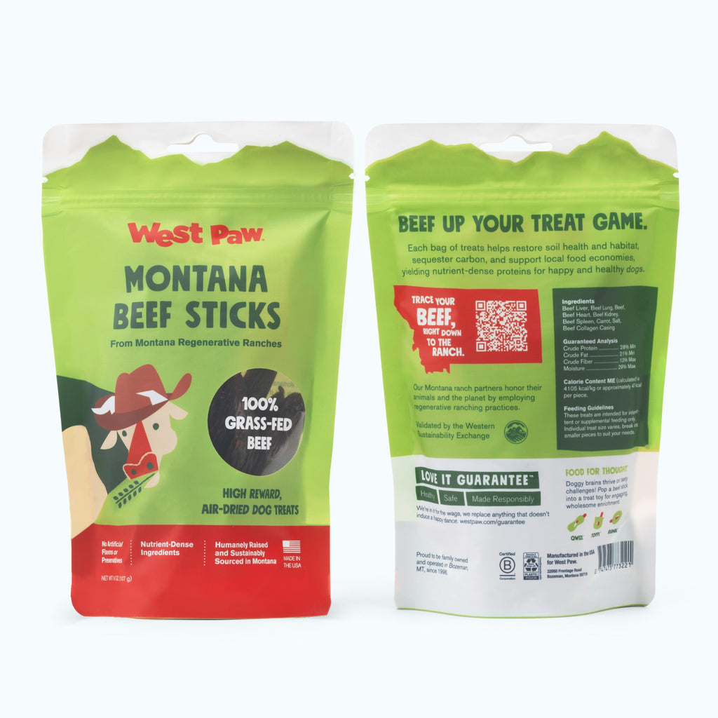 Montana Beef Sticks — Air-Dried Dog Treats