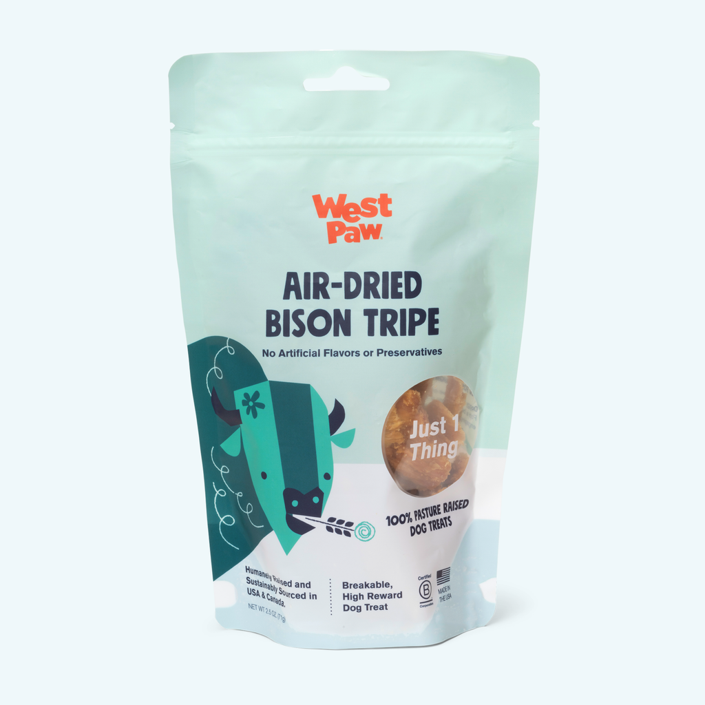 Bison Tripe Air-Dried Dog Treats — Just 1 Thing