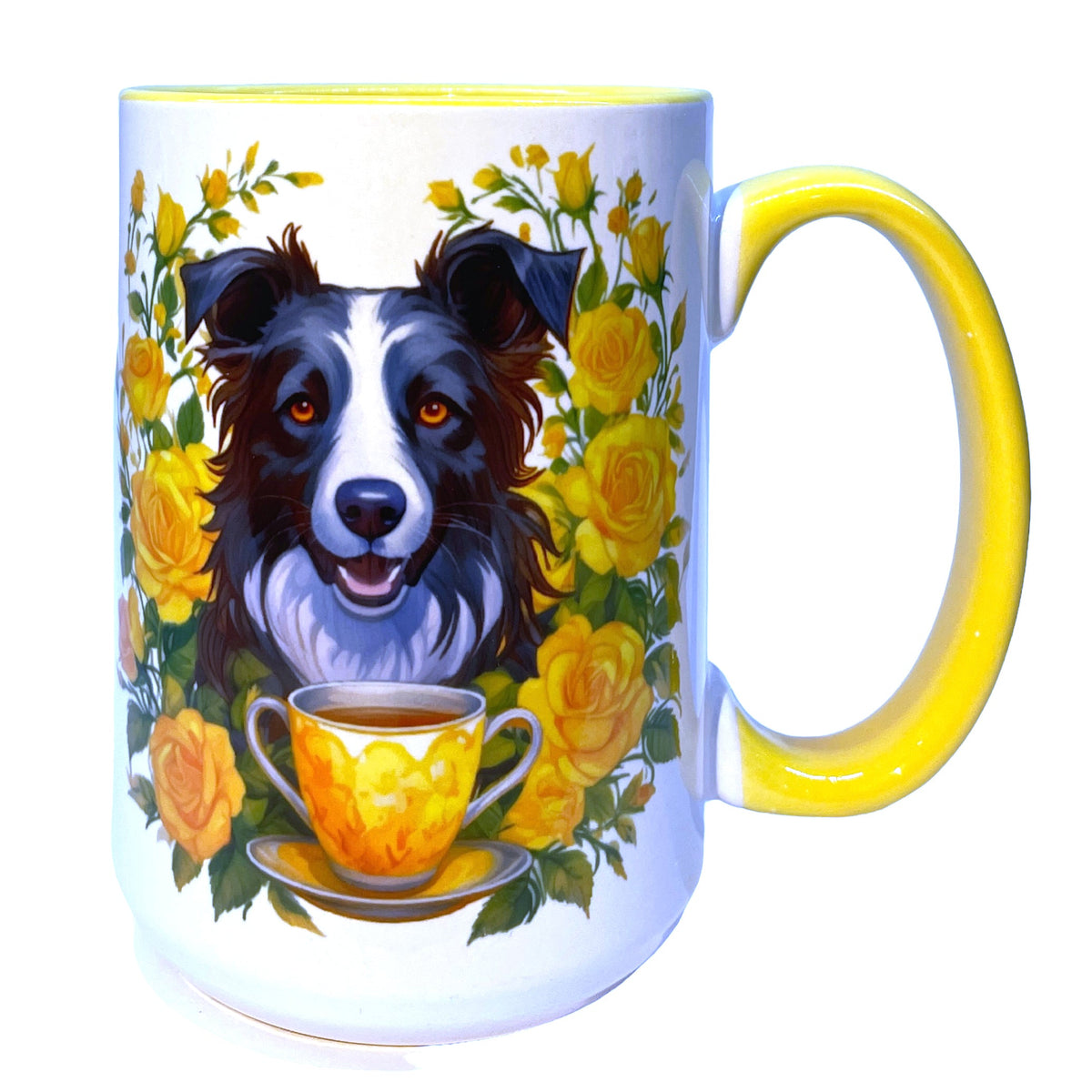 Border Collie 15 oz Dog Mug