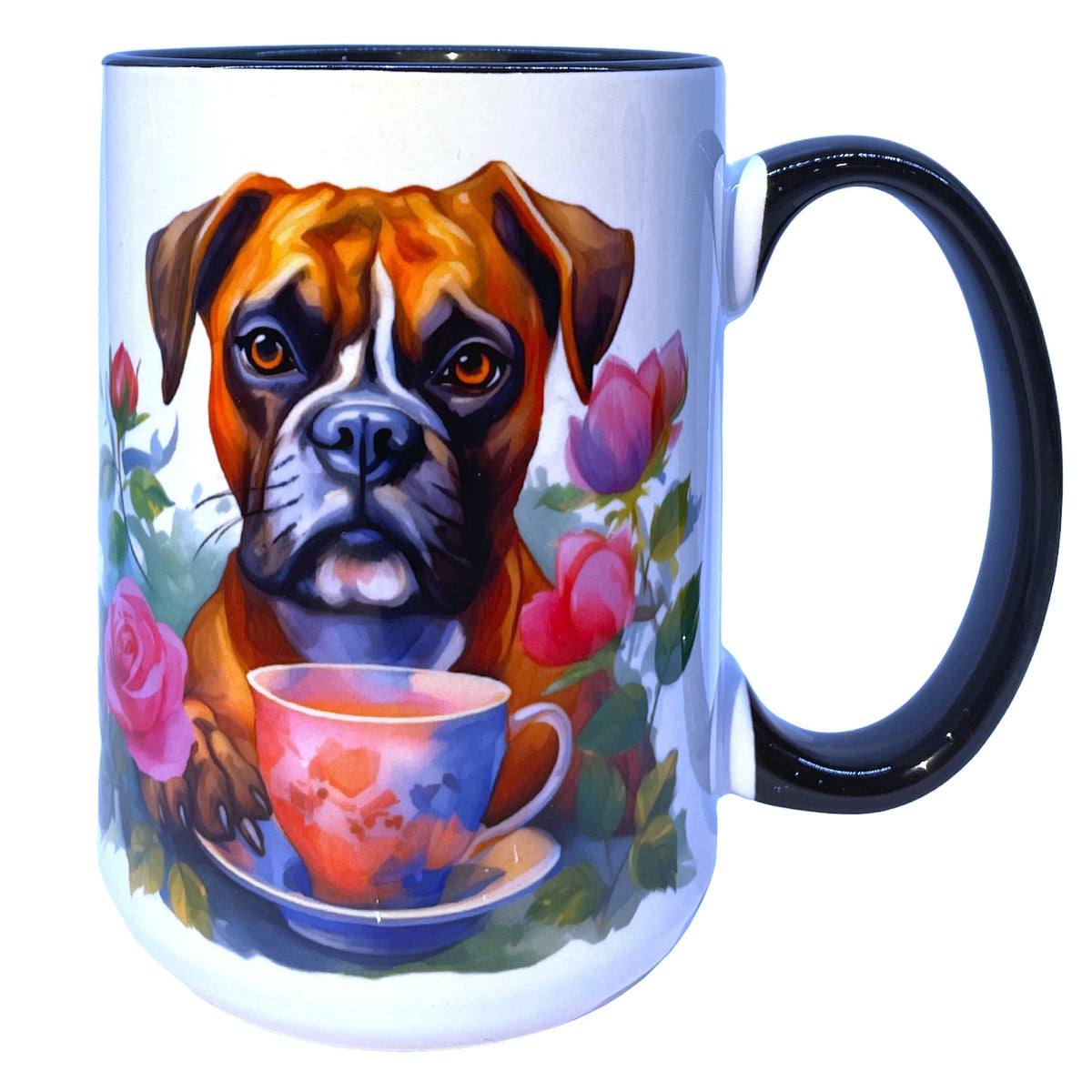 Boxer 15 oz Dog Mug