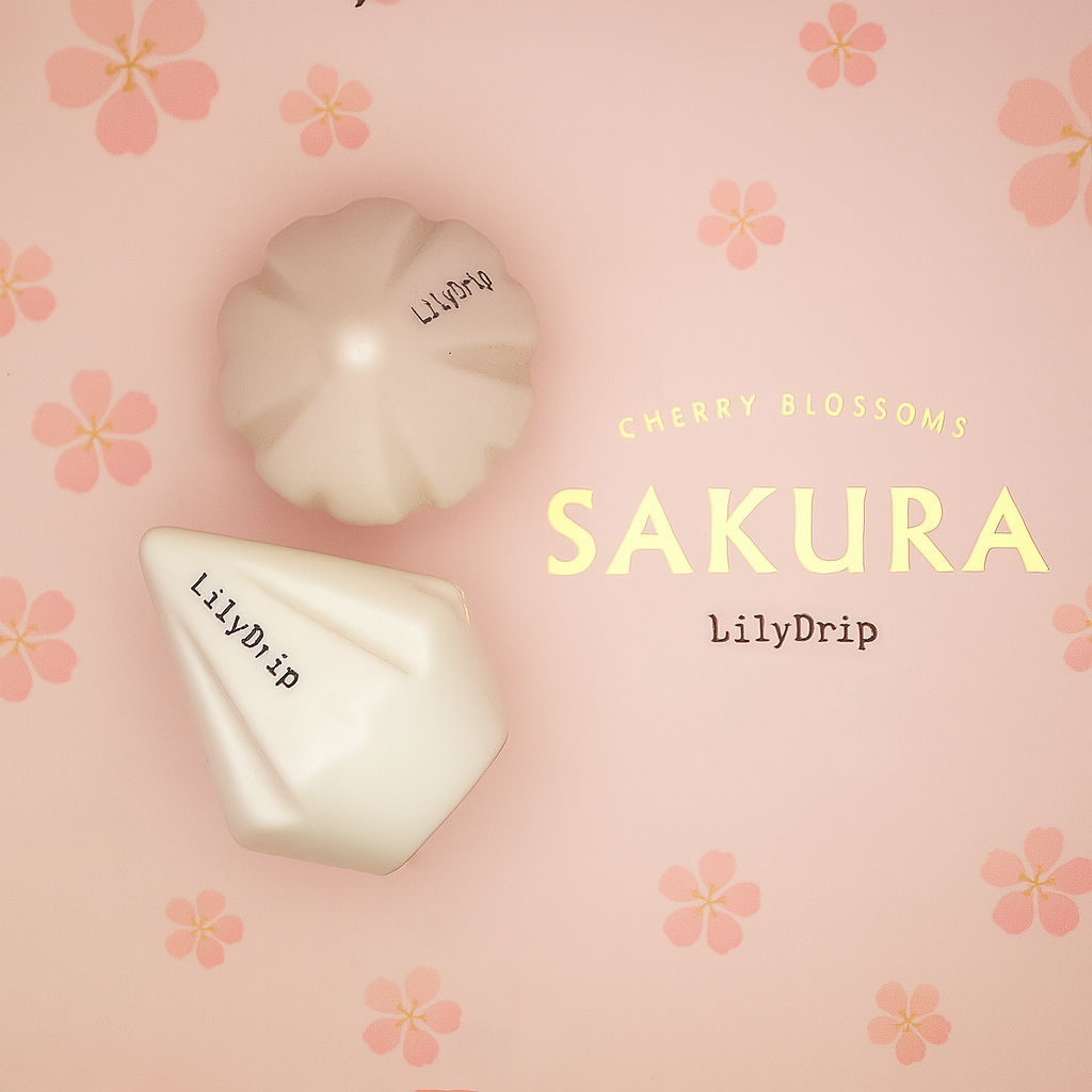 LilyDrip Sakura Ceramic Pour-Over Insert – Fast Flow, Fits V60 & Origami Cone Drippers