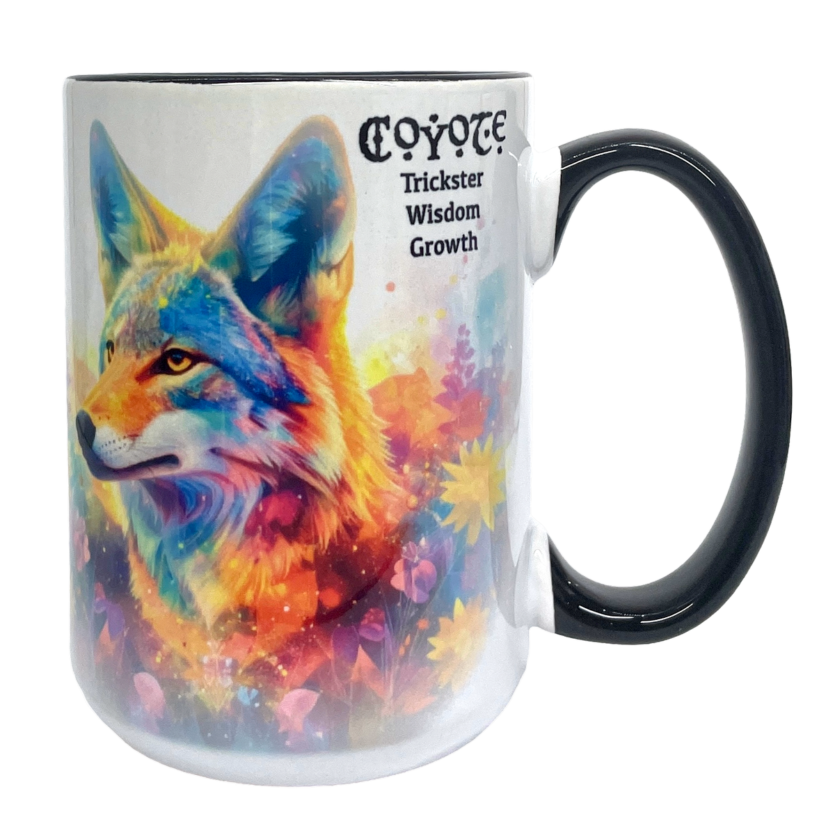 Coyote Spirit Animal 15 oz Mug