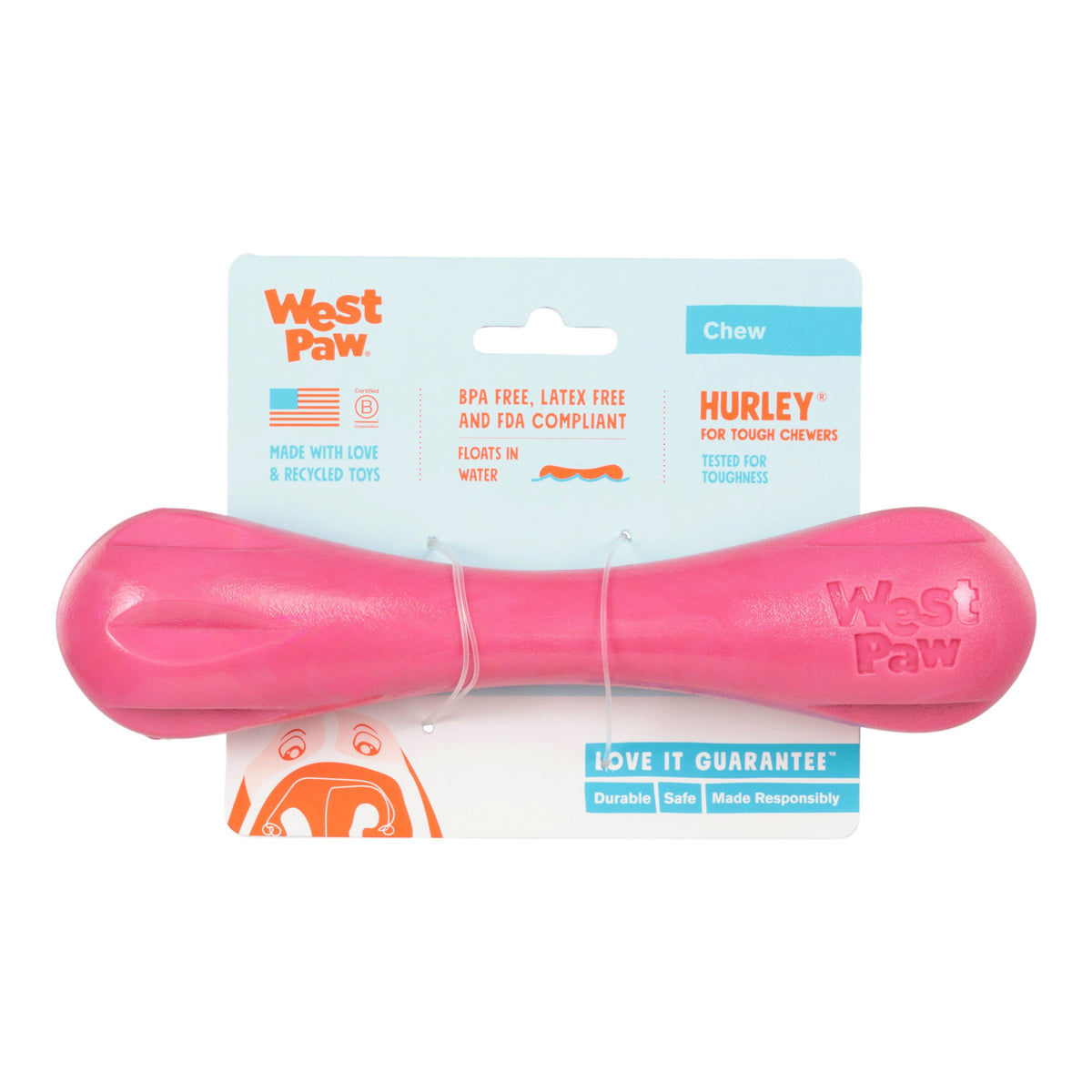 Hurley® Geranium — Limited Edition Zogoflex® Bone Dog Toy