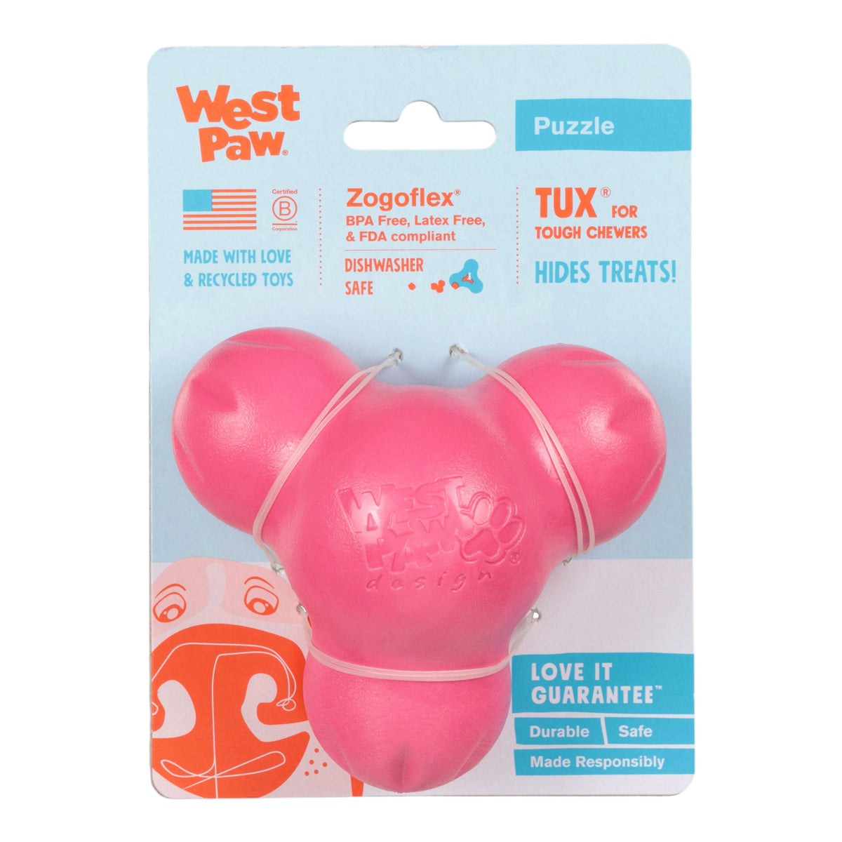 Tux Geranium— Limited Edition Zogoflex® Treat Toy