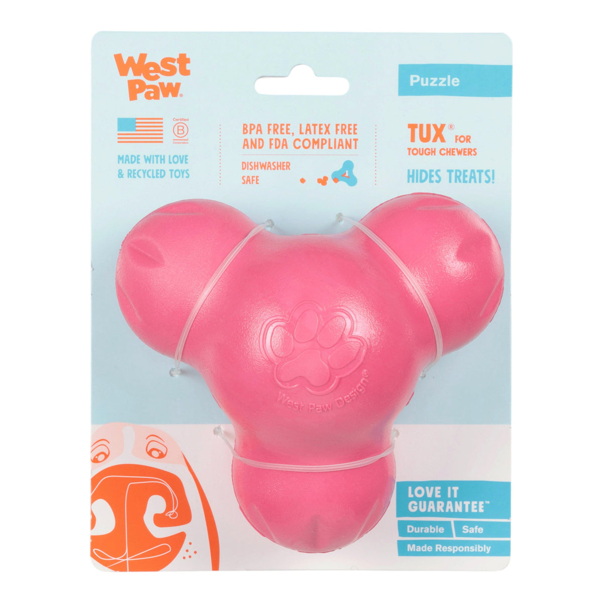 Tux Geranium— Limited Edition Zogoflex® Treat Toy