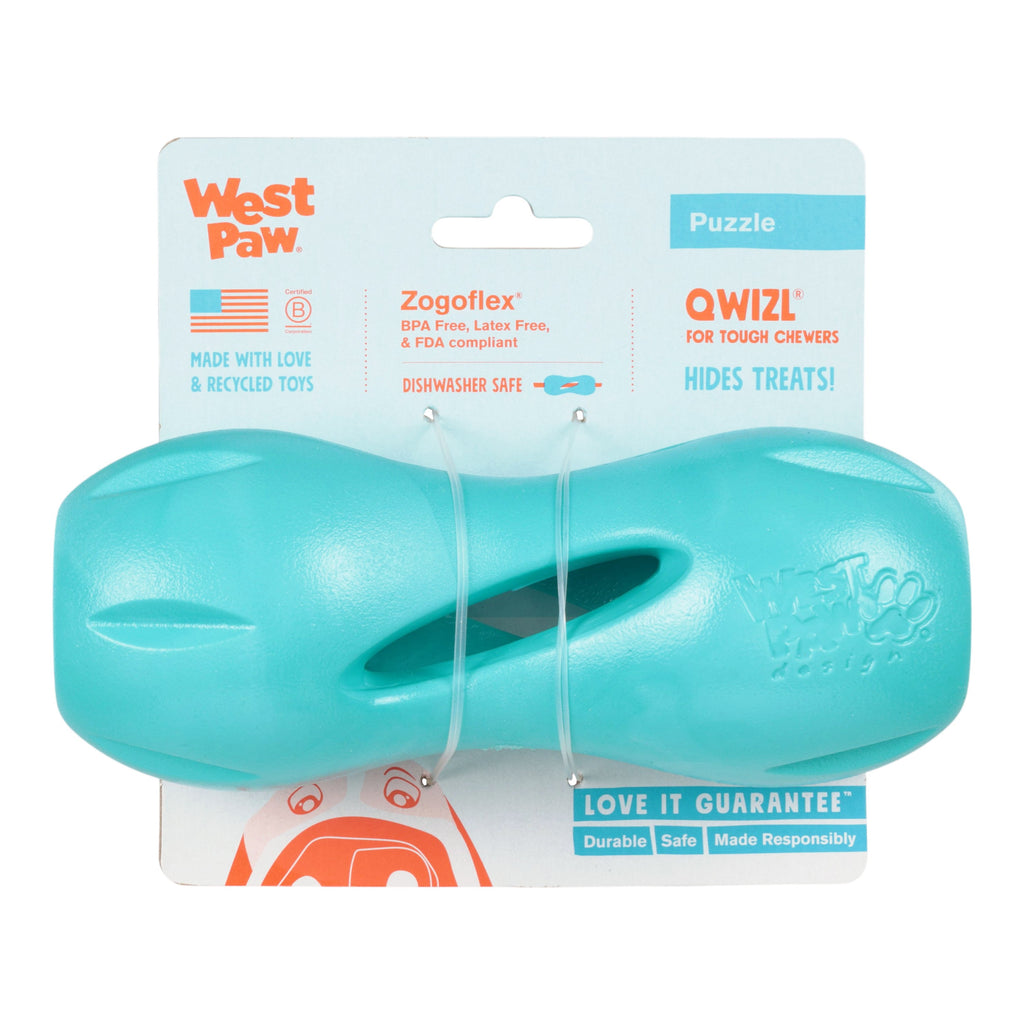 Qwizl® Teal — Limited Edition Zogoflex® Treat Toy