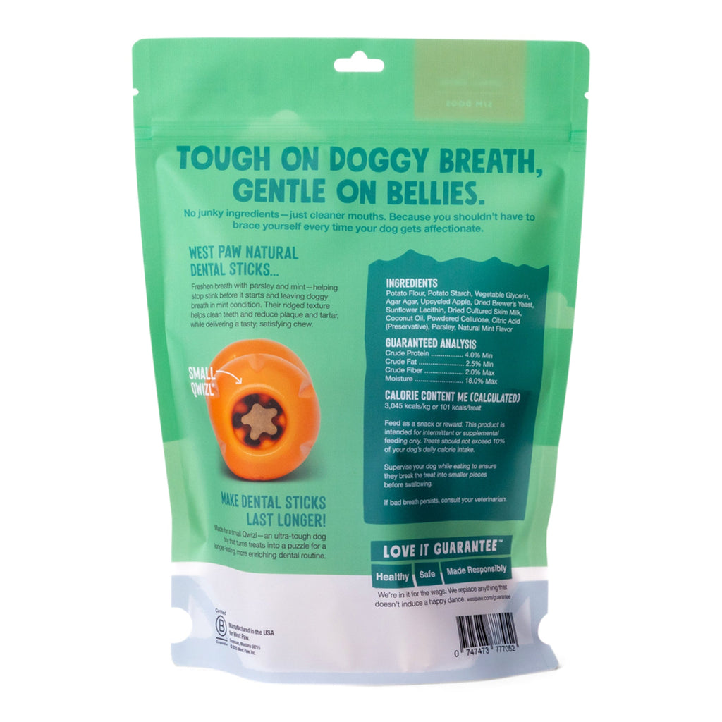 Natural Dental Sticks — Parsley & Mint, Small