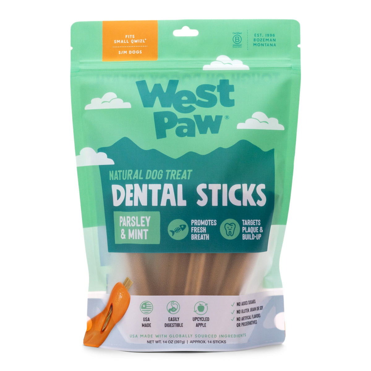 Natural Dental Sticks — Parsley & Mint, Small