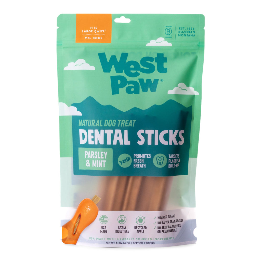Natural Dental Sticks — Parsley & Mint, Large