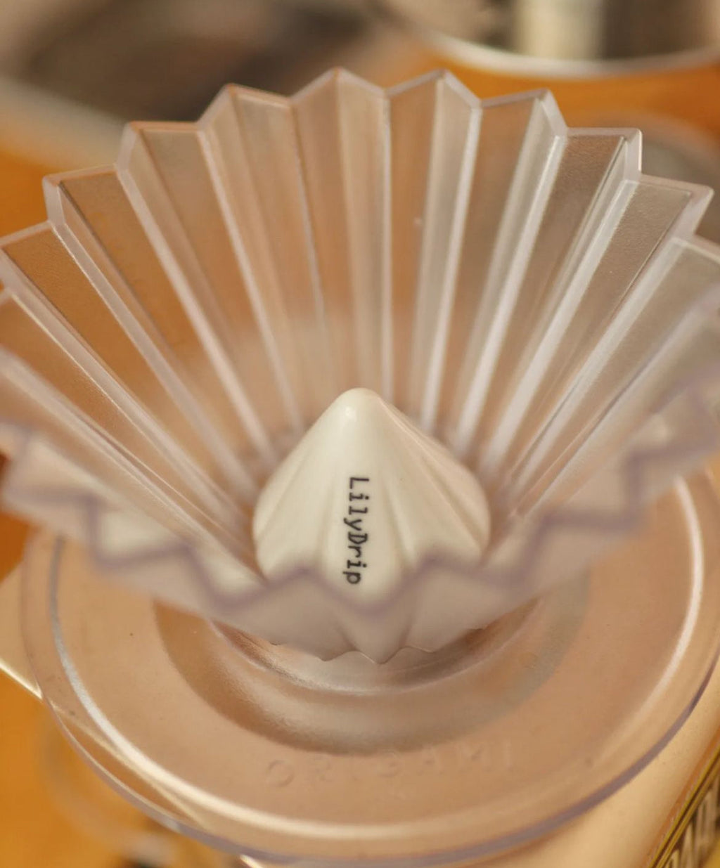 LilyDrip Starflower Ceramic Pour-Over Insert – Fast Flow, Fits V60 & Origami Cone Drippers