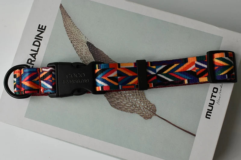Printed Nylon Dog Collar