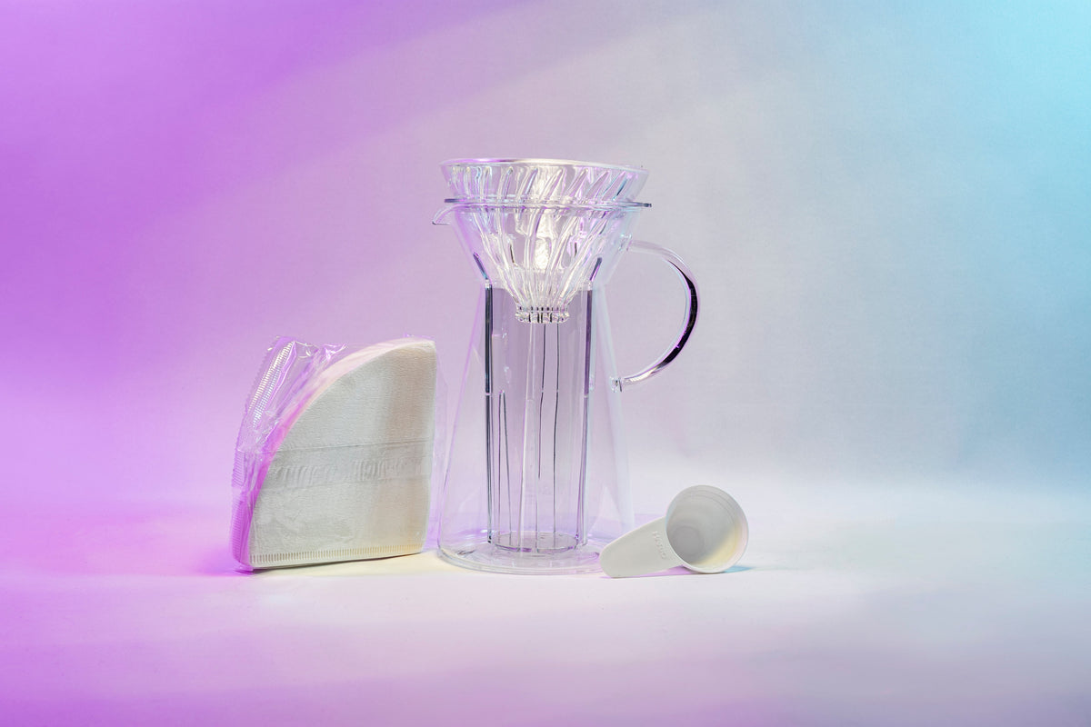 V60 Hot and Iced Glass Coffee Maker