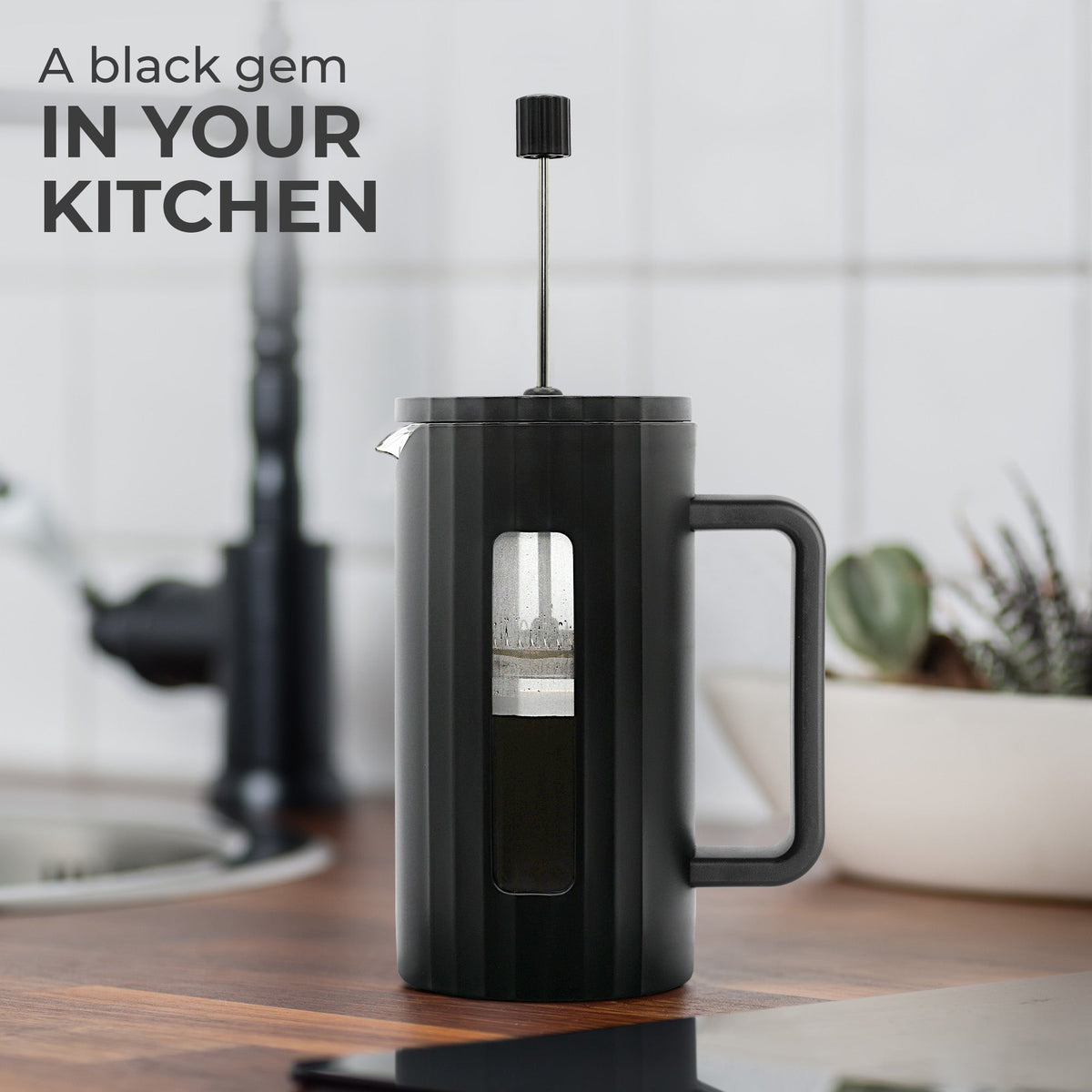 Insulated Glass French Press – 34 oz (1 L)