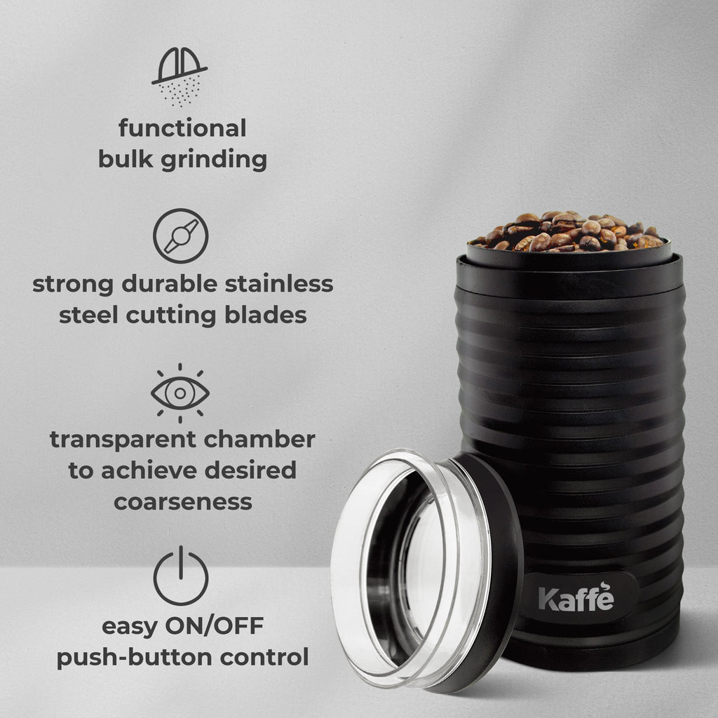 Stainless Steel Blade Coffee & Spice Grinder – 3.5 oz