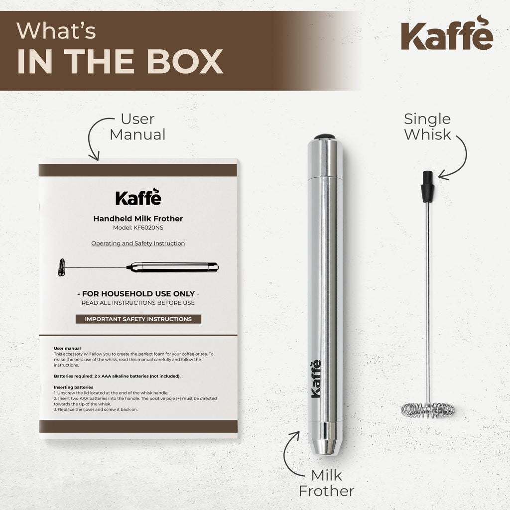 Battery-Powered Handheld Milk Frother