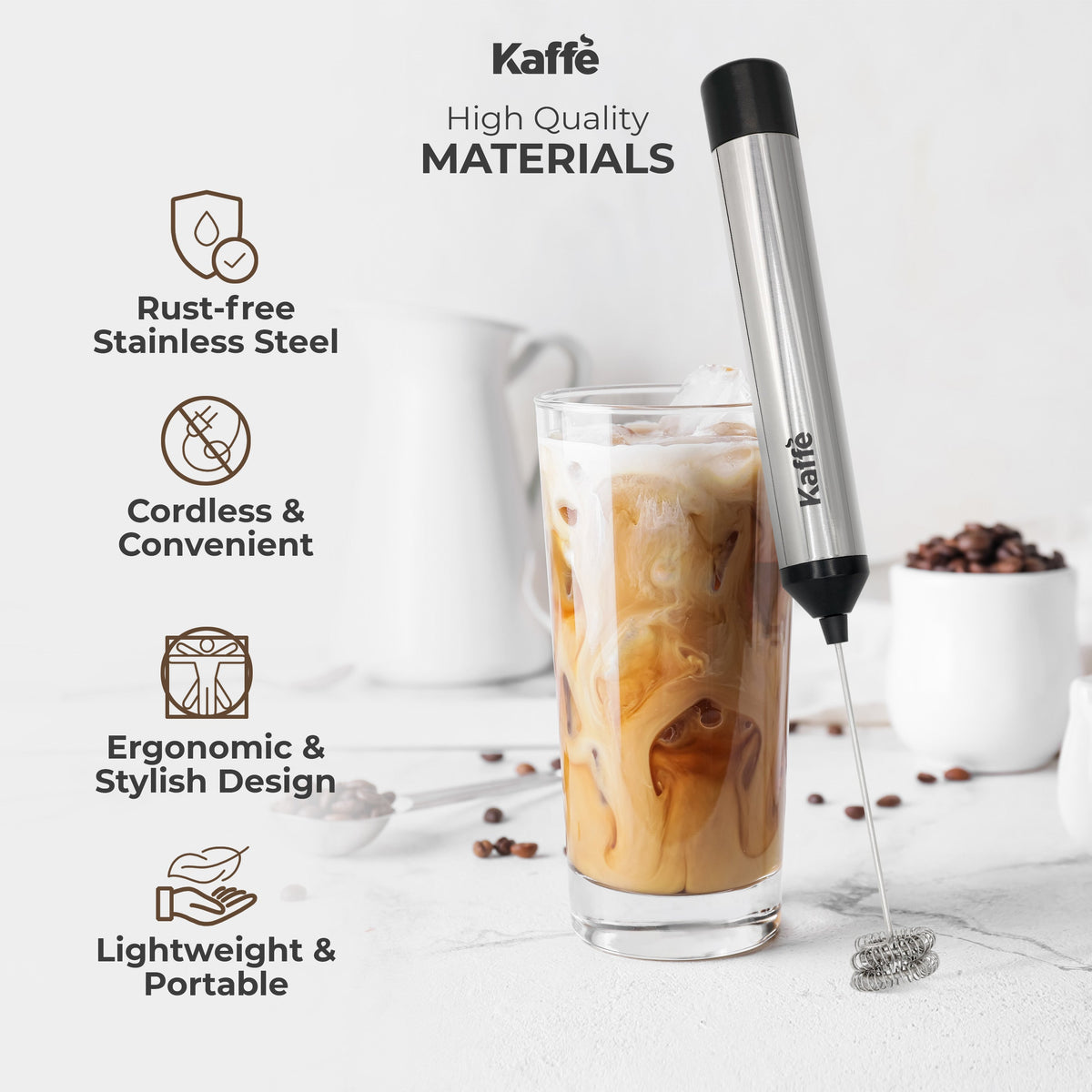 Rechargeable Handheld Milk Frother