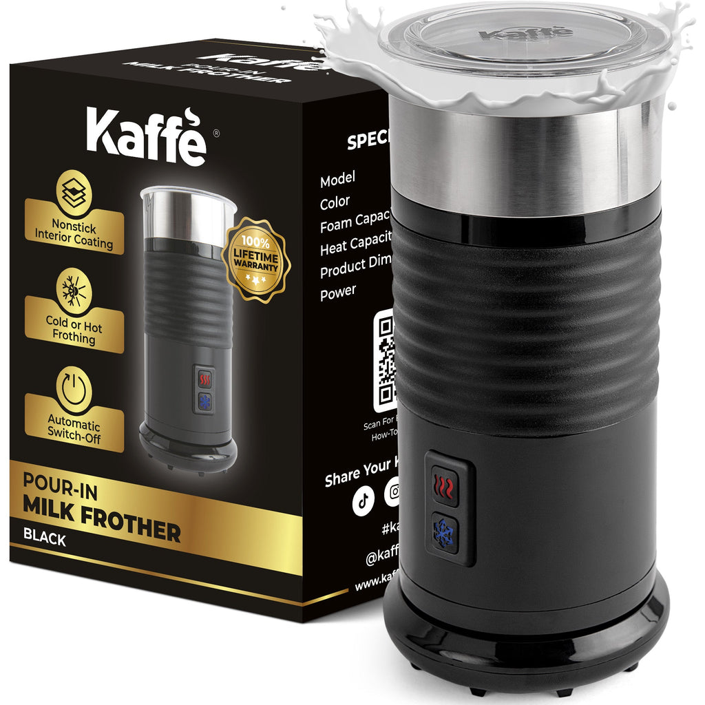Electric Milk Frother – Hot & Cold Foam with Non-Slip Base