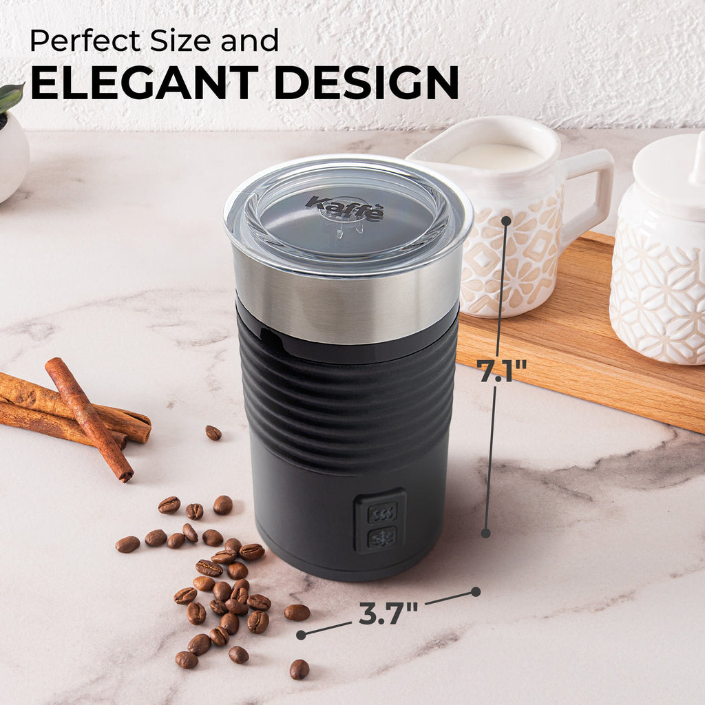 Electric Milk Frother – Hot & Cold Foam with Non-Slip Base