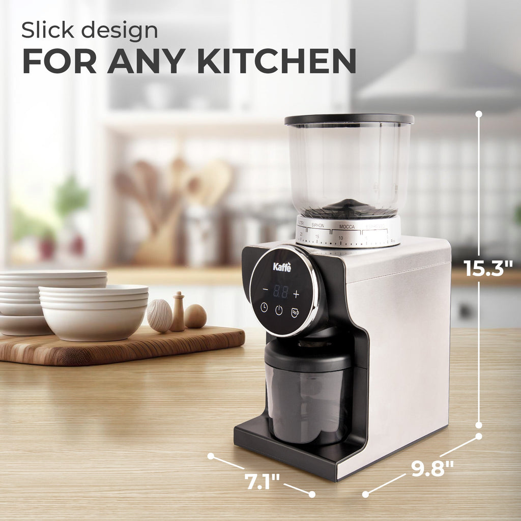 Digital Conical Burr Coffee Grinder – 30 Grind Settings