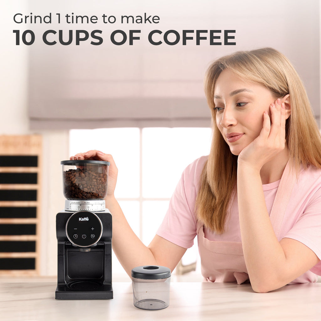 Digital Conical Burr Coffee Grinder – 30 Grind Settings