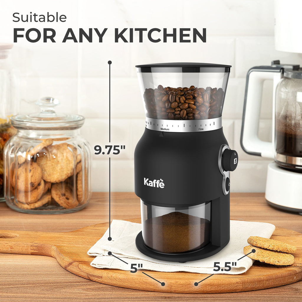 Compact Conical Burr Coffee Grinder – 25 Grind Settings