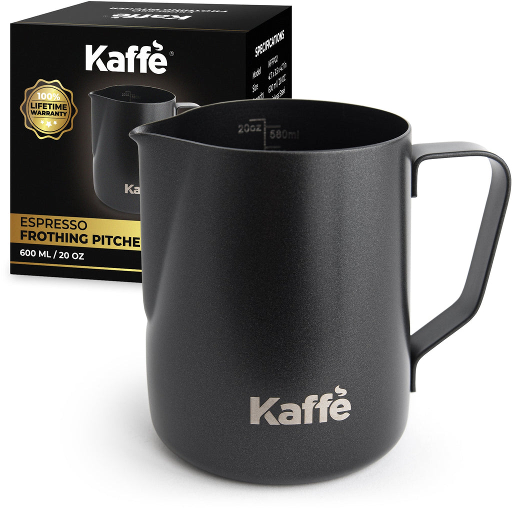 Chrome-Finish Stainless Steel Milk Frothing Pitcher – 20 oz (600 ml)