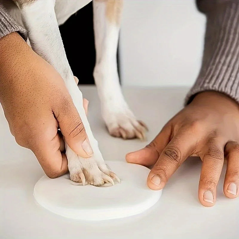 Pet Paw Print Keepsake Clay Kit