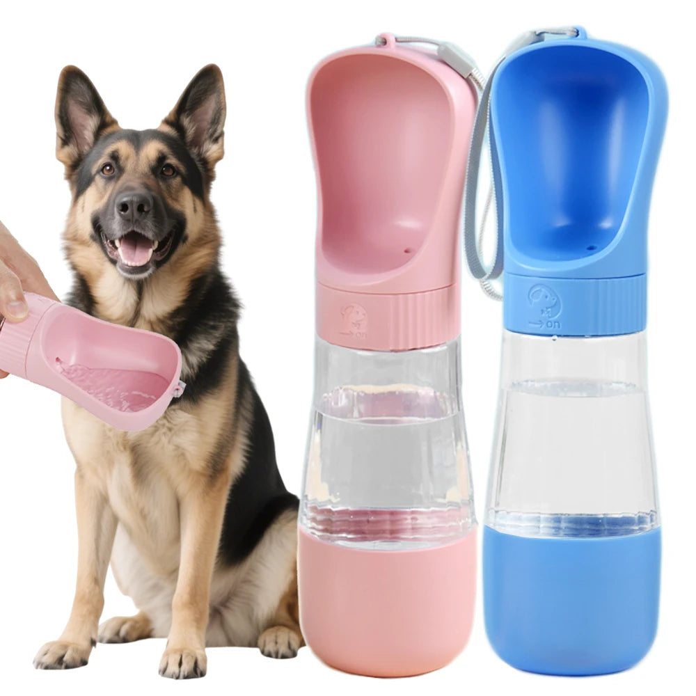 2-in-1 Portable Dog Water Bottle & Food Container