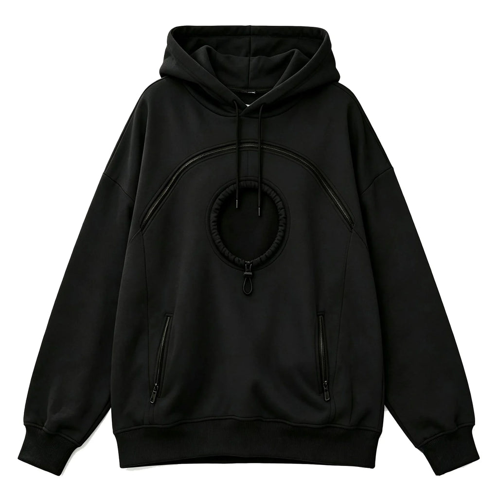 Women's Pet Pouch Hoodie with Zip-Front Pocket