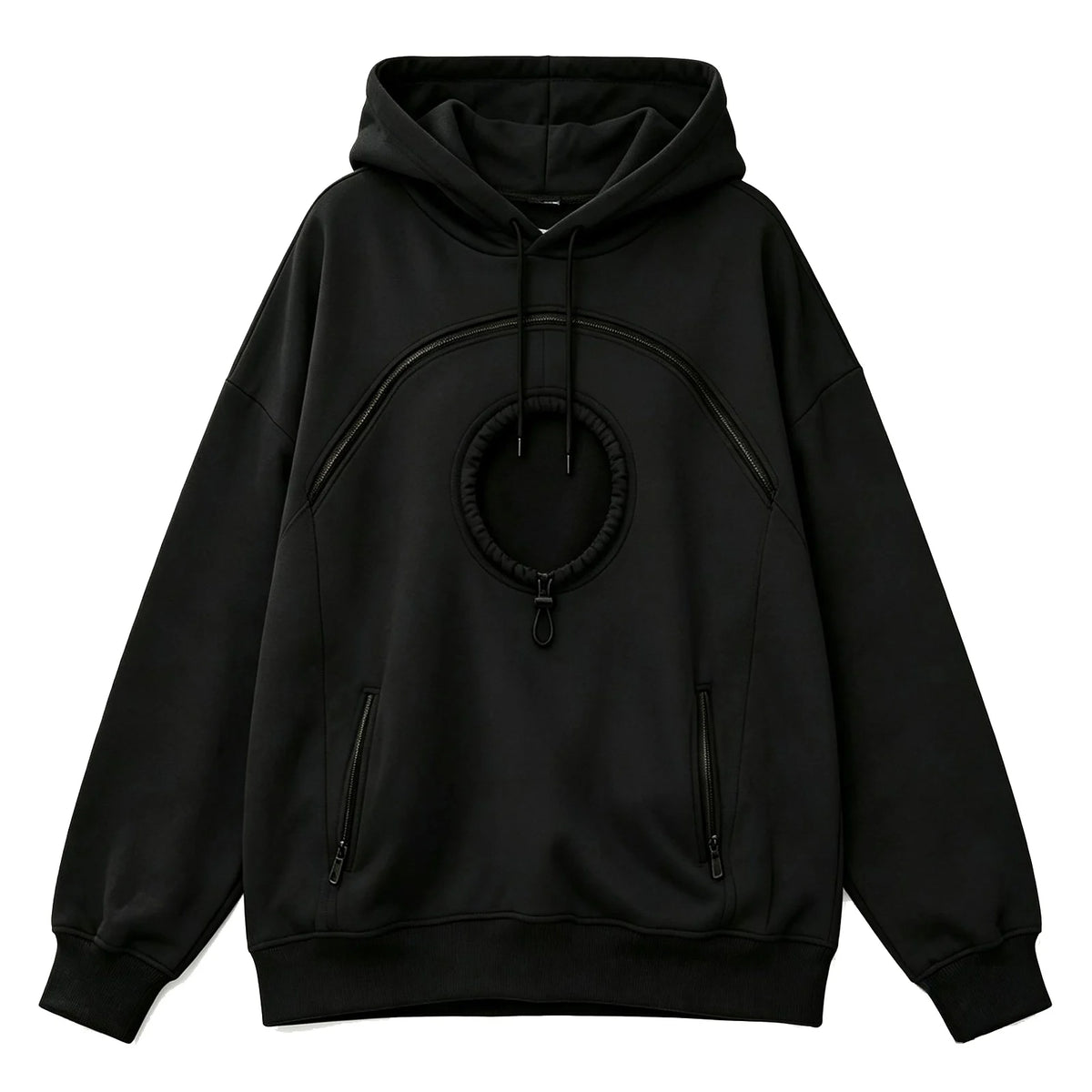 Women's Pet Pouch Hoodie with Zip-Front Pocket