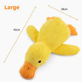 Yellow Duck Plush Squeaky Dog Toy