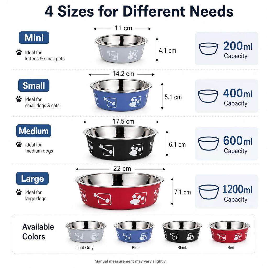 Stainless Steel Pet Feeding Bowl