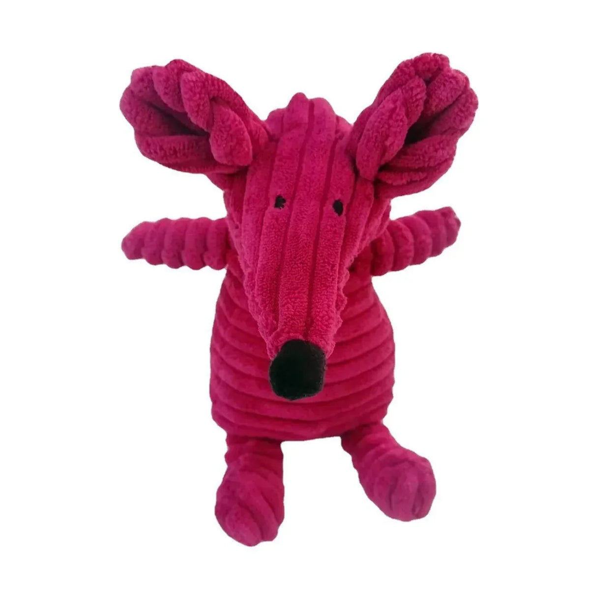 Corduroy Squeaky Plush Animal Dog Toy