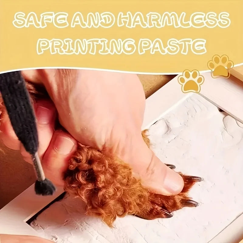 Pet Paw Print Keepsake Clay Kit