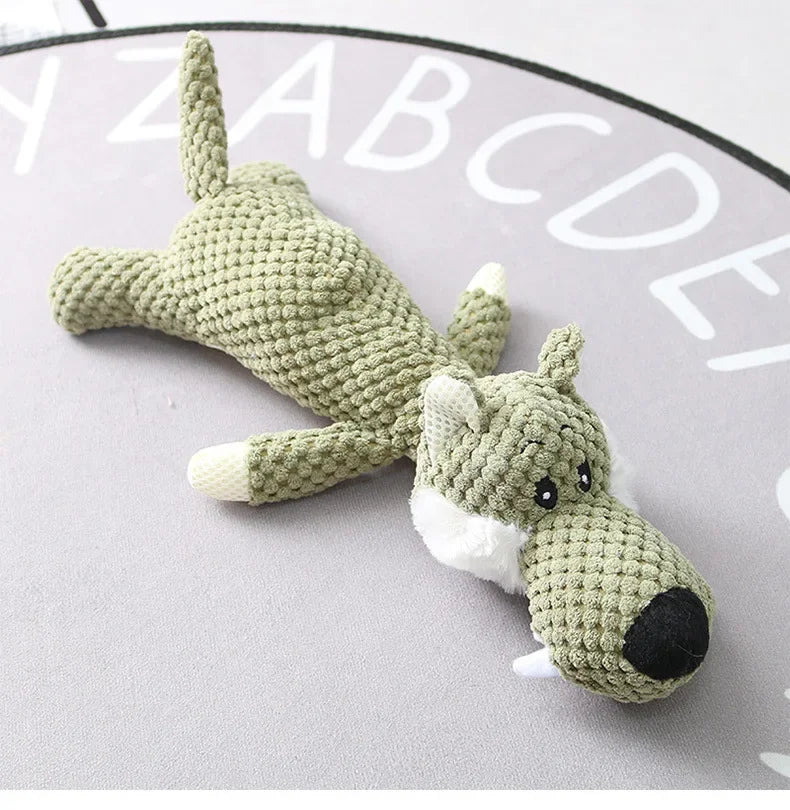 Plush Animal Squeaky Dog Toy