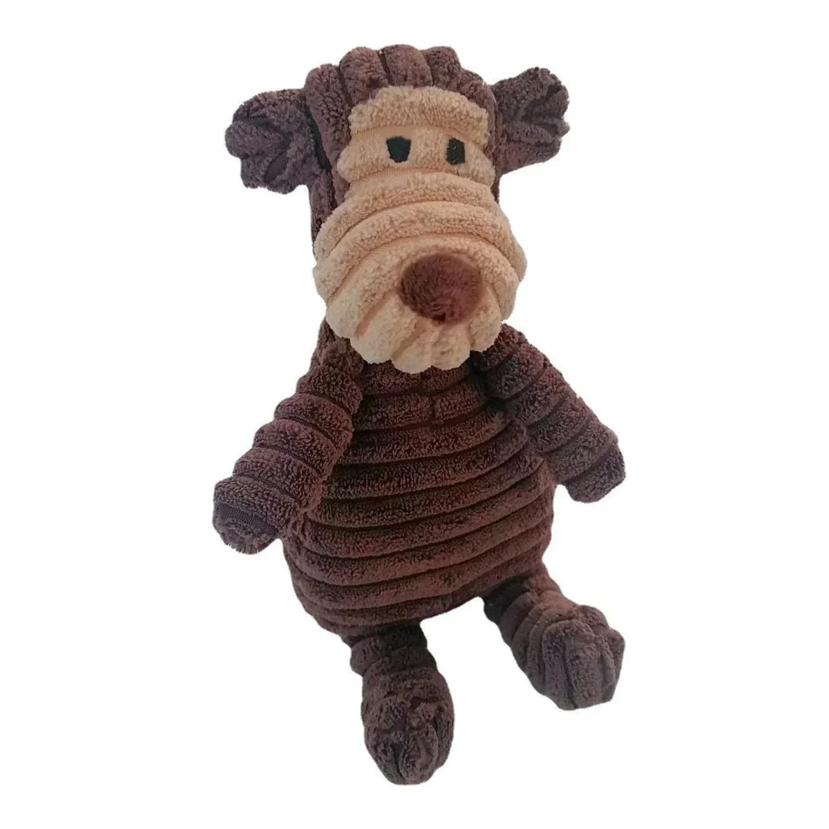 Corduroy Squeaky Plush Animal Dog Toy