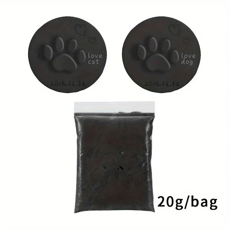 Pet Paw Print Keepsake Clay Kit