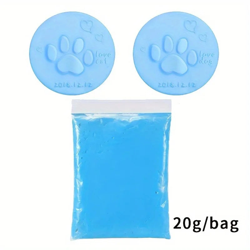 Pet Paw Print Keepsake Clay Kit