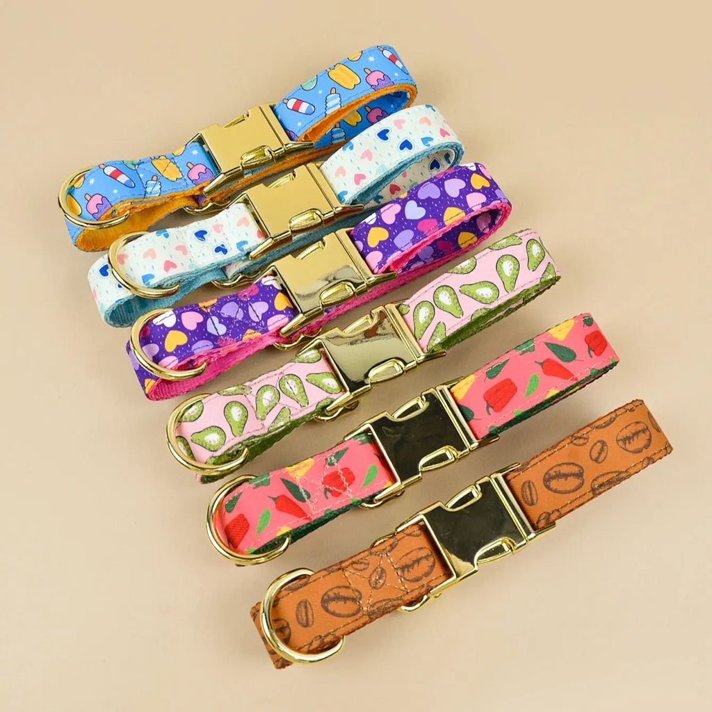 Quick-Release Printed Dog Collar