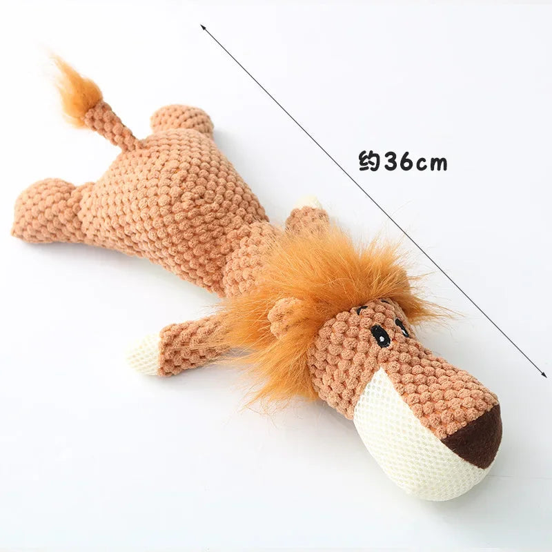 Plush Animal Squeaky Dog Toy