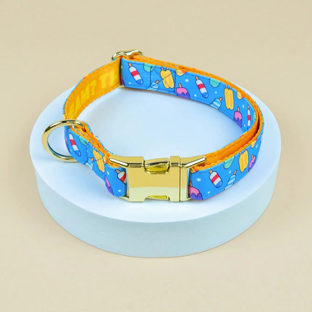 Quick-Release Printed Dog Collar