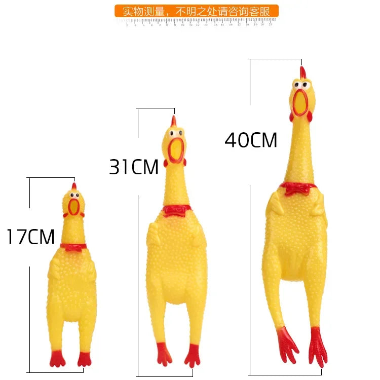 Screaming Chicken Dog Chew Toy