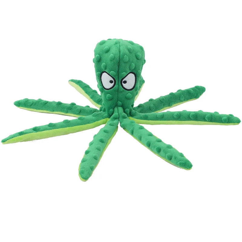 No-Stuff Squeaky Octopus Puzzle Toy