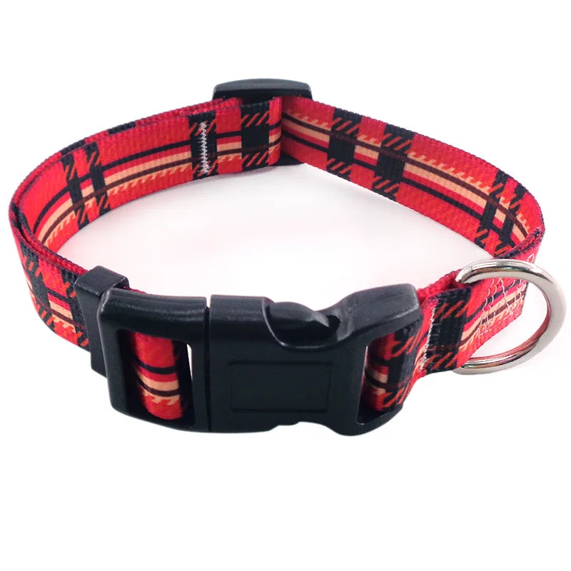 Boho Tribal & Floral Print Dog Collar