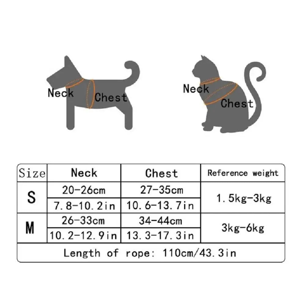Teddy Bear Vest Harness & Leash Set for Small Dogs, Cats & Bunnies