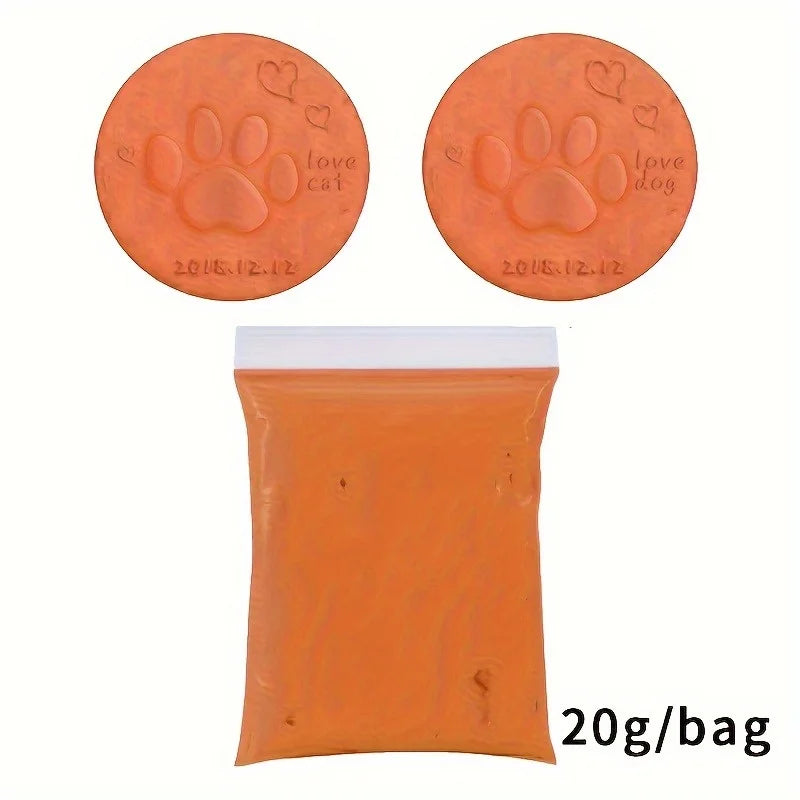 Pet Paw Print Keepsake Clay Kit